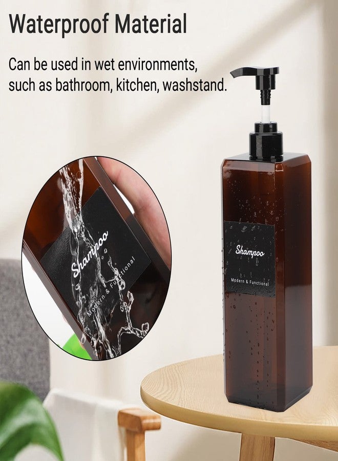 سوريم مجموعة سوريم من 20 ملصقًا مقاومًا للماء للصابون، ملصقات لموزعات الشامبو والبلسم للمطبخ والحمام، ملصقات قابلة للإزالة للصابون واللوشن والشامبو والبلسم - Image 2